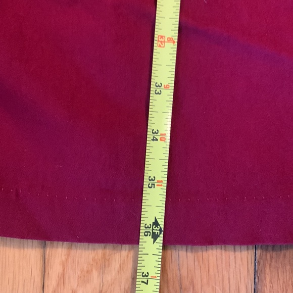 FASHION TO FIGURE STRETCH CHERRY RED BURGUNDY RUCHED FRONT WIGGLE DRESS - Picture 9 of 13